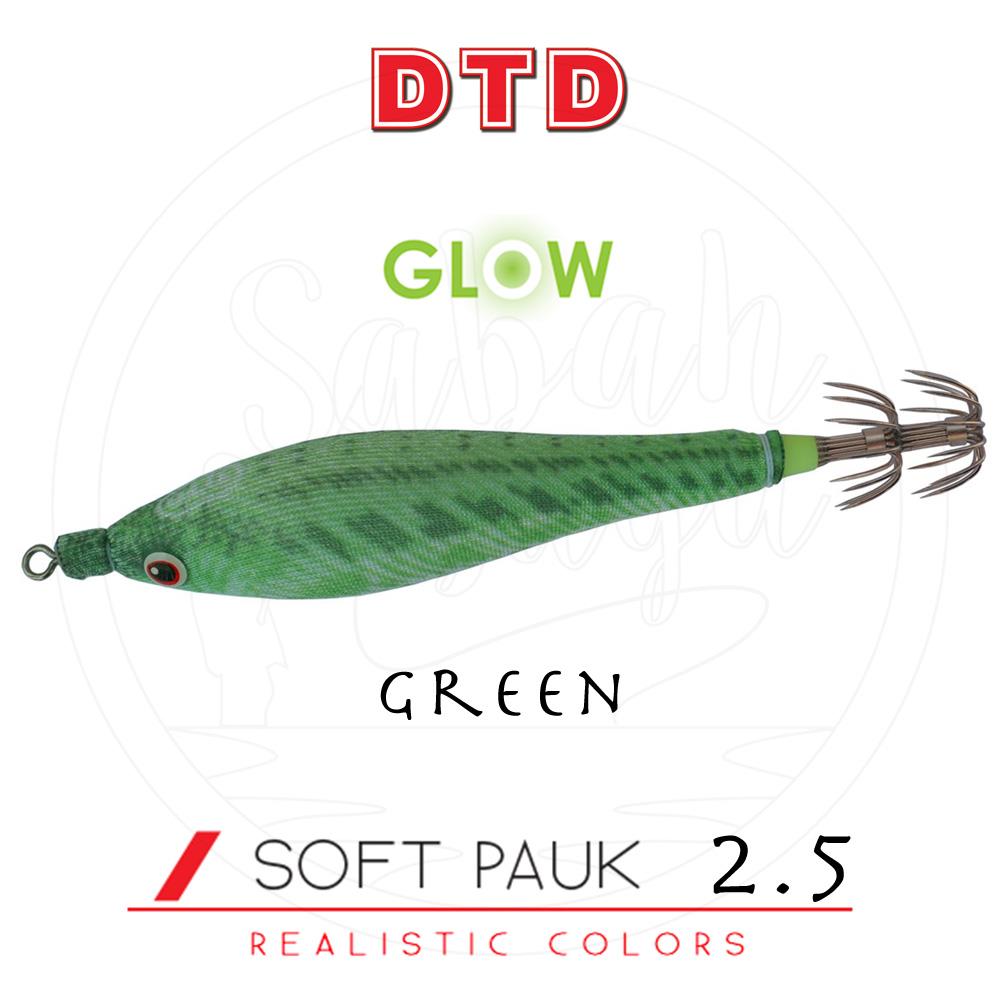 DTD Soft Pauk 2.5 70mm Kalamar Zokası Green
