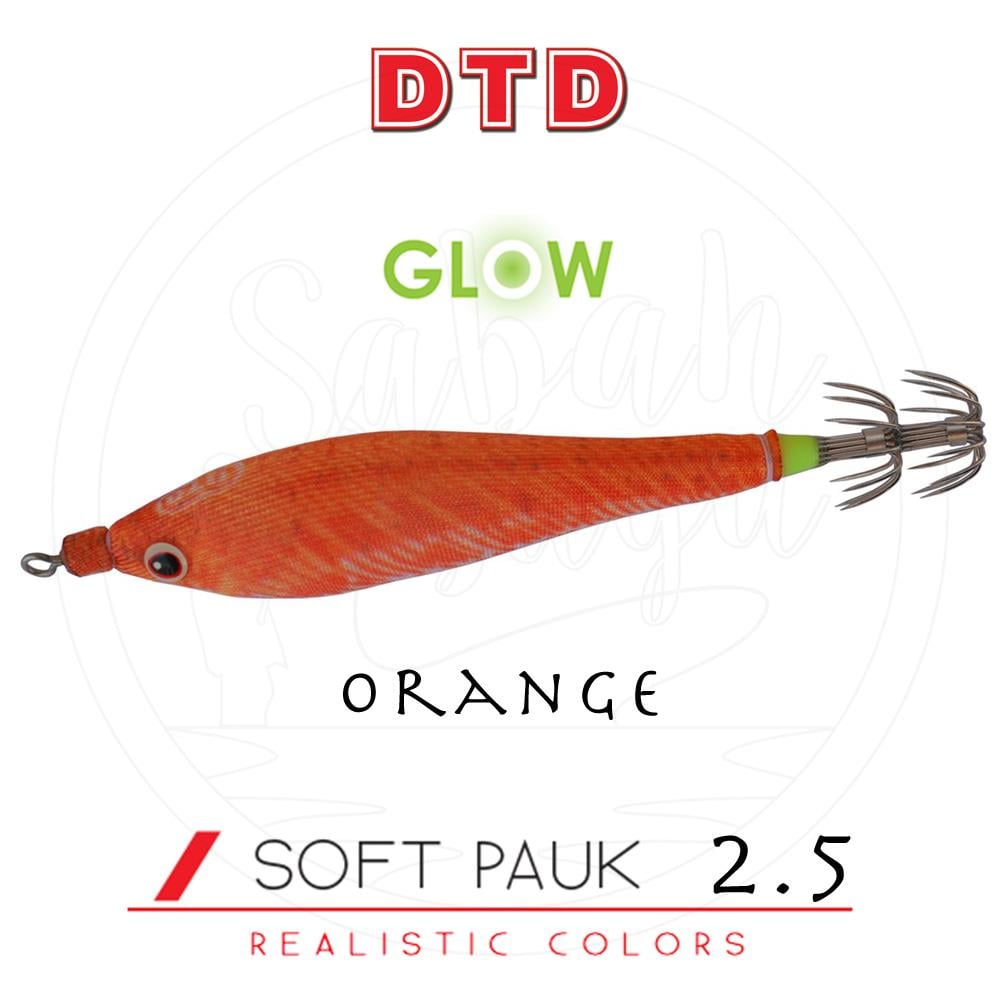 DTD Soft Pauk 2.5 70mm Kalamar Zokası Orange