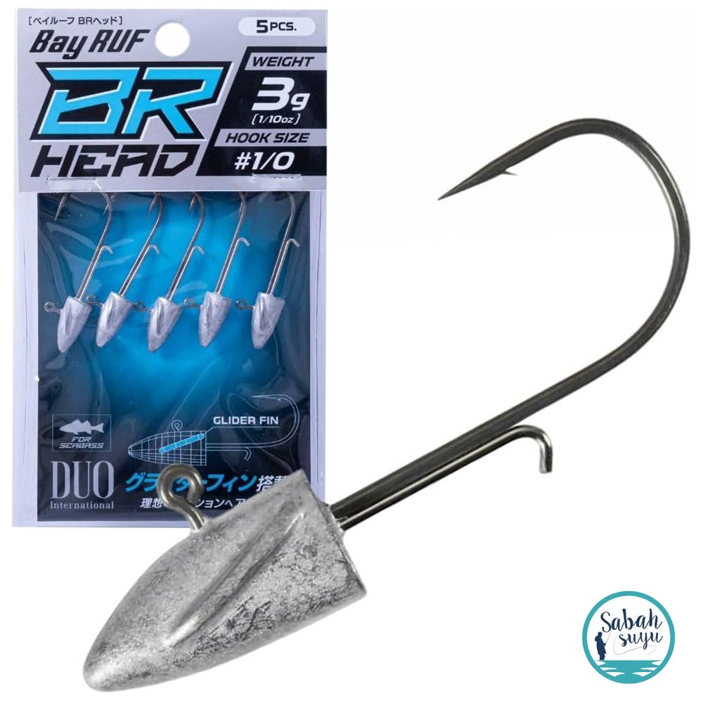 Duo Bay Ruf BR Head Jighead 3gr #1/0 (5 Adet)