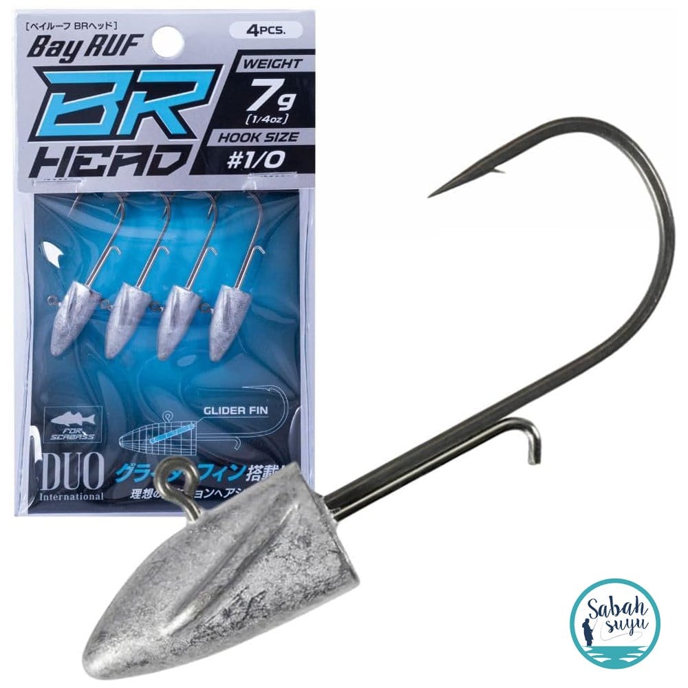 Duo Bay Ruf BR Head Jighead (JP) 7gr #1/0 (4 Adet)
