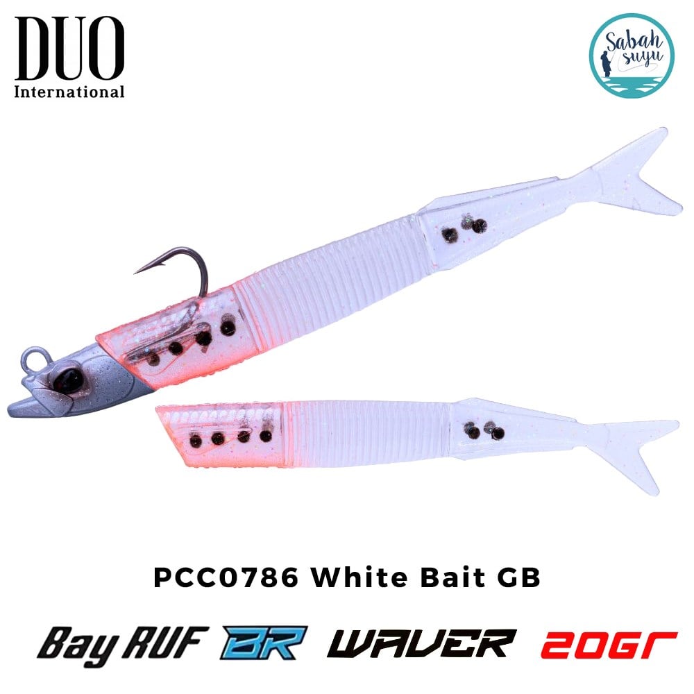 Duo Bay Ruf BR Waver ZN 20gr 15.5cm Combo (2+1) PCC0786 White Bait GB