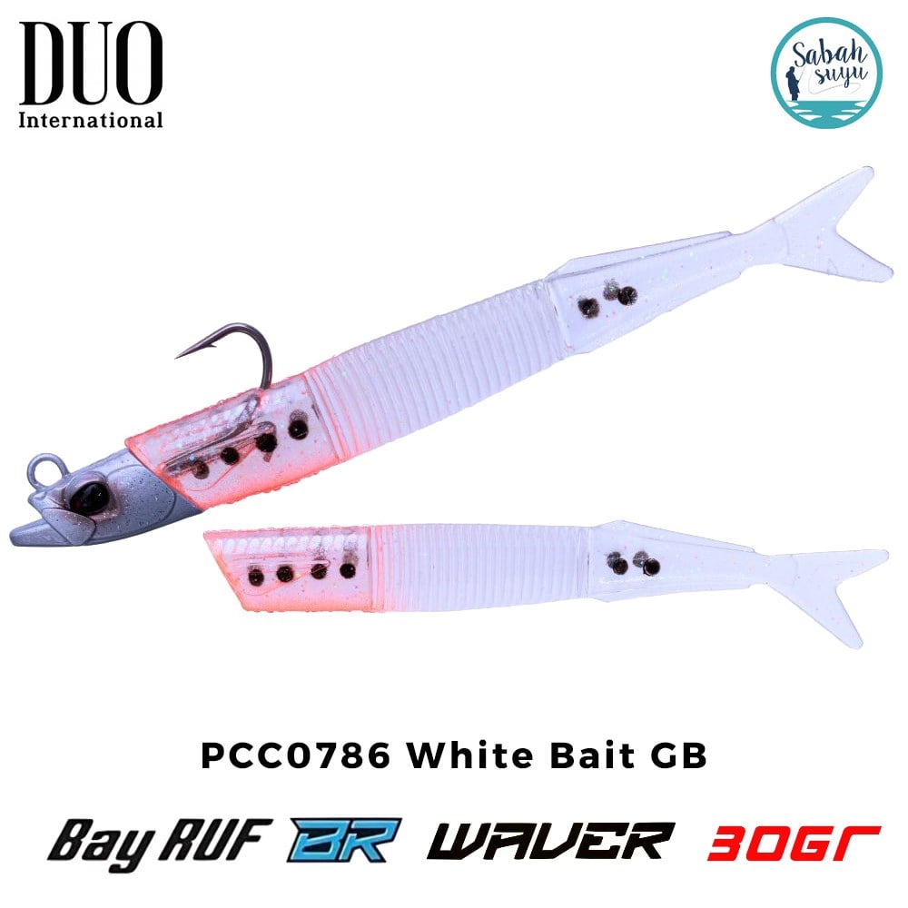 Duo Bay Ruf BR Waver ZN 30gr 17.5cm Combo (2+1) PCC0786 White Bait GB