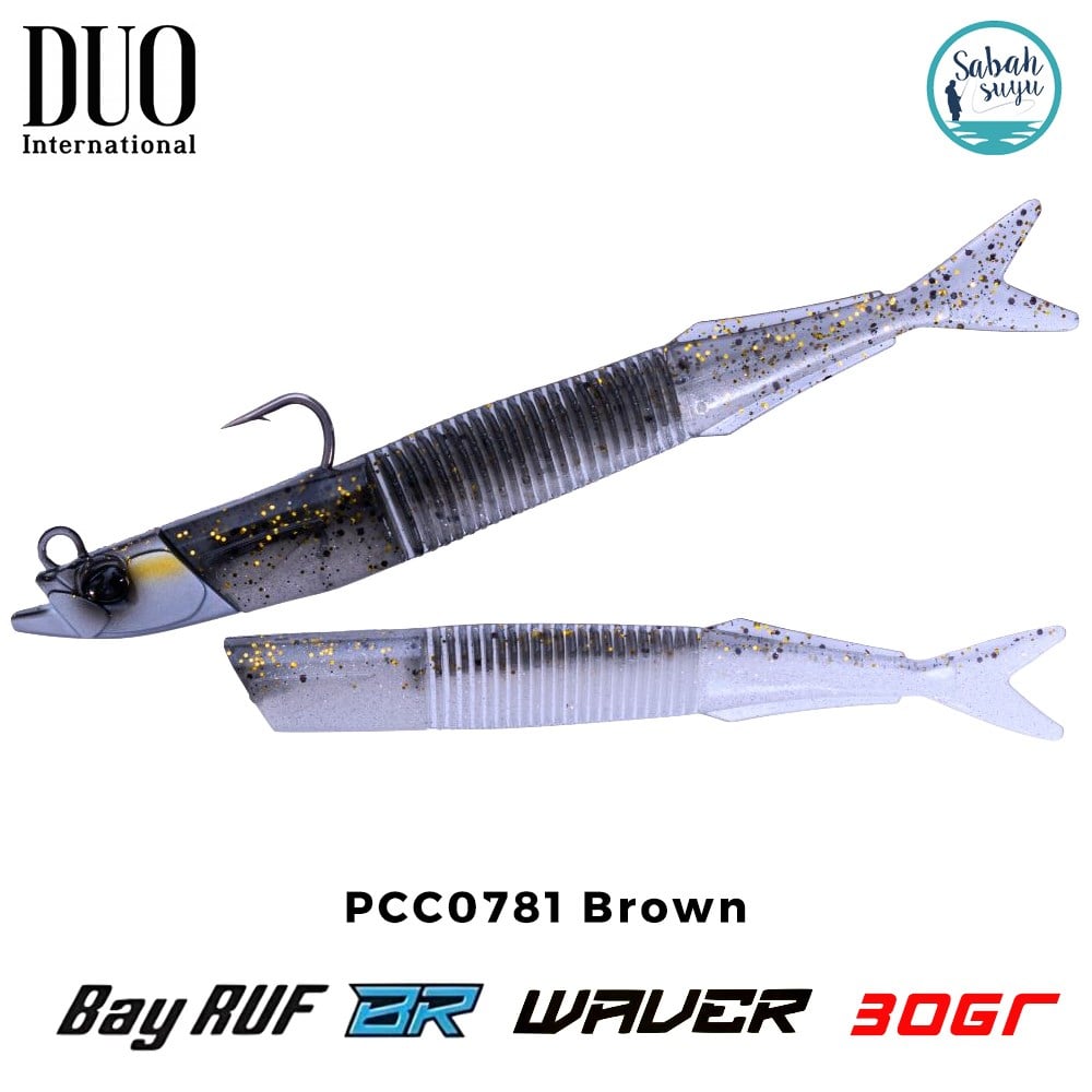 Duo Bay Ruf BR Waver ZN 30gr 17.5cm Combo (2+1) PCC0781 Brown