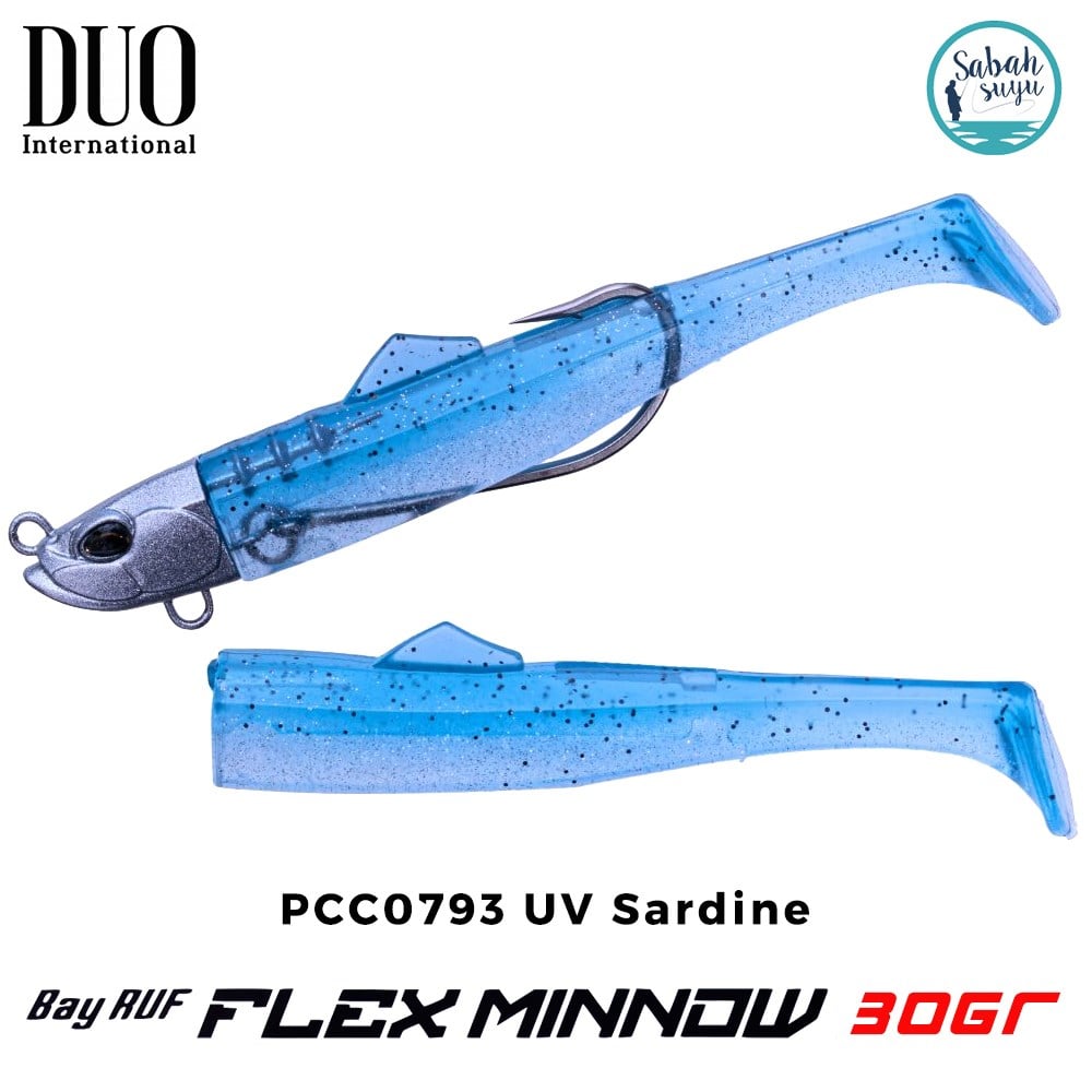 Duo Bay Ruf Flex Minnow ZN 30gr 14.5cm Combo (2+1) PCC0793 UV Sardine