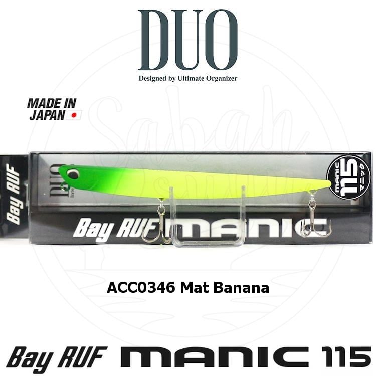 Duo Bay Ruf Manic 115 ACC0346 Mat Banana Sahte Balık