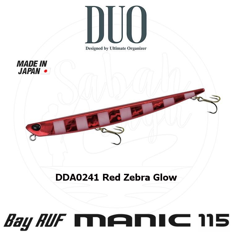 Duo Bay Ruf Manic 115 DDA0241 Red Zebra Glow