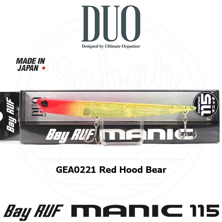Duo Bay Ruf Manic 115 GEA0221 Red Hood Bear