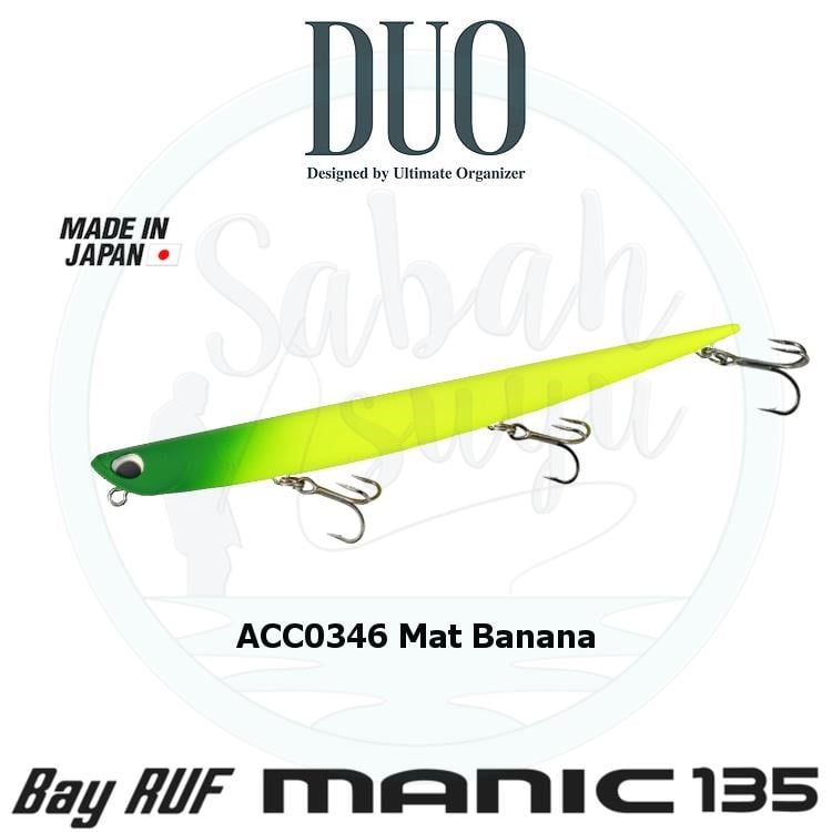 Duo Bay Ruf Manic 135 ACC0346 Mat Banana Sahte Balık