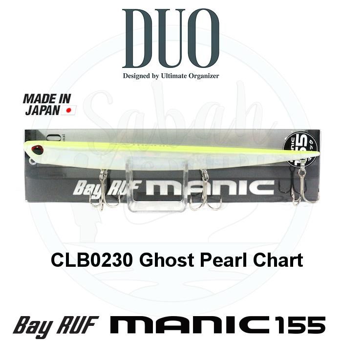 Duo Bay Ruf Manic 155 CLB0230 Ghost Pearl Chart
