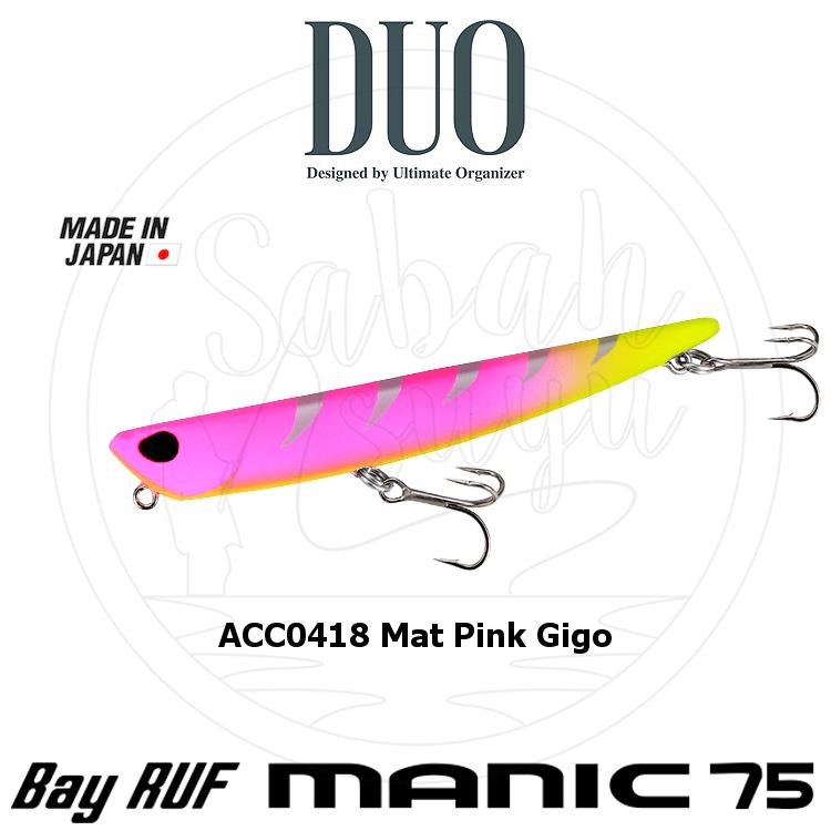 Duo Bay Ruf Manic 75 ACC0418 Mat Pink Gigo Sahte Balık