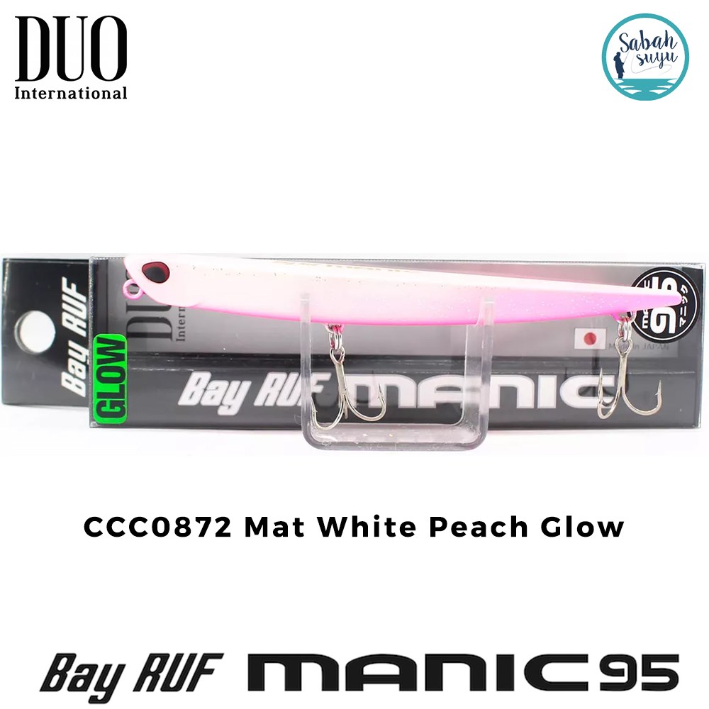 Duo Bay Ruf Manic 95 CCC0872 Mat White Peach Glow