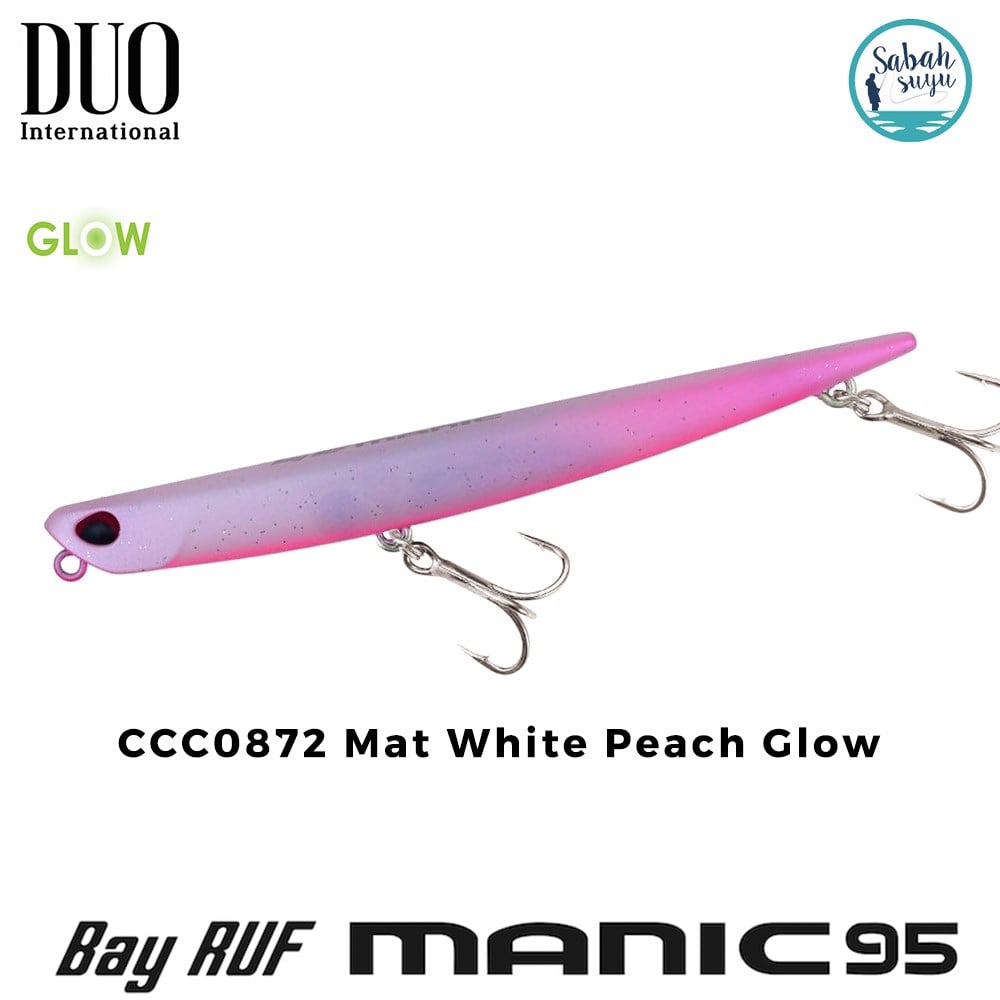 Duo Bay Ruf Manic 95 CCC0872 Mat White Peach Glow