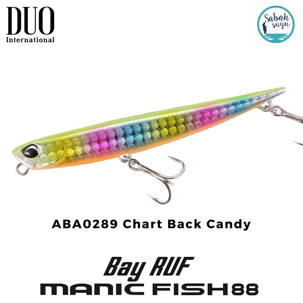 Duo Bay Ruf Manic Fish 88 ABA0289 Chart Back Candy