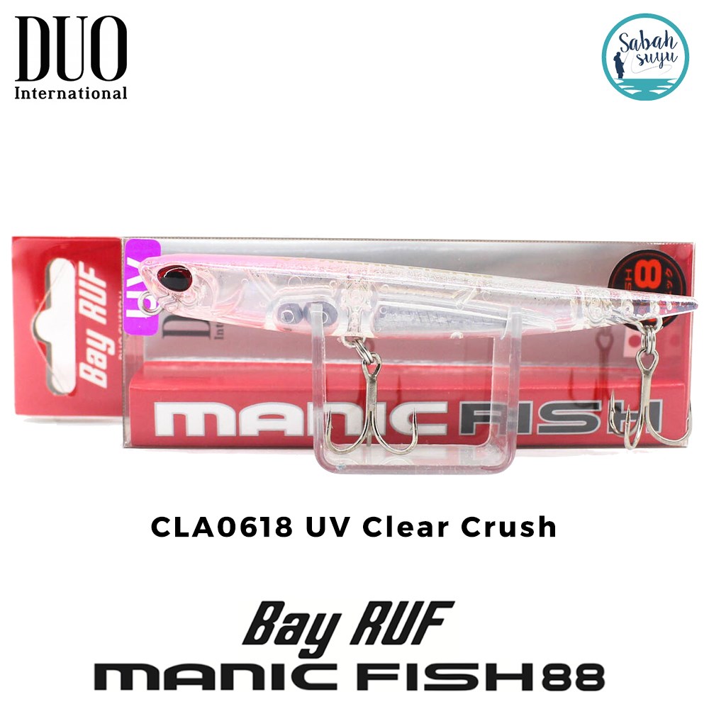 Duo Bay Ruf Manic Fish 88 CLA0618 UV Clear Crush