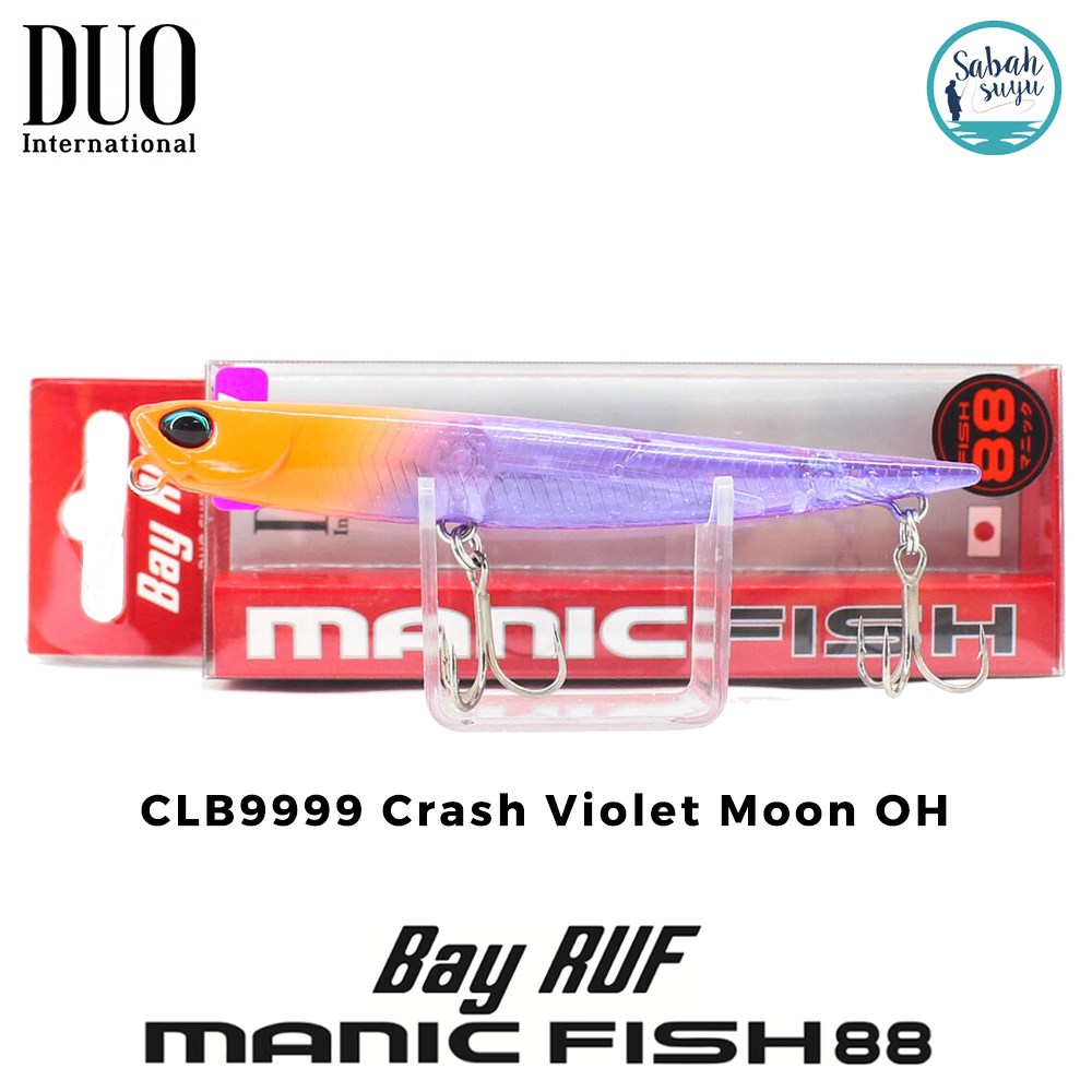 Duo Bay Ruf Manic Fish 88 CLB9999 Crash Violet Moon OH