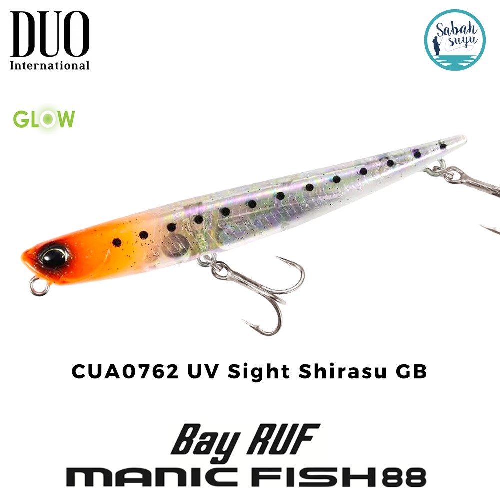 Duo Bay Ruf Manic Fish 88 CUA0762 UV Sight Shirasu GB