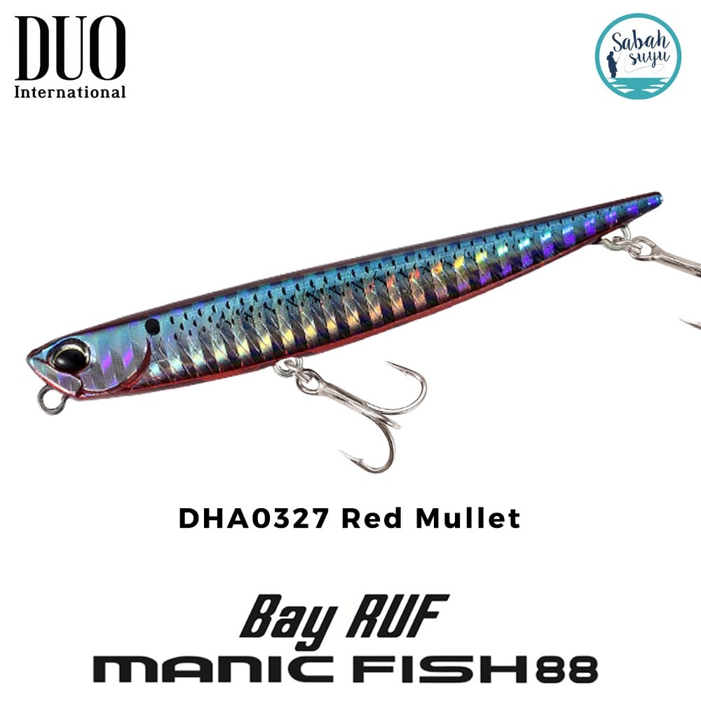 Duo Bay Ruf Manic Fish 88 DHA0327 Red Mullet