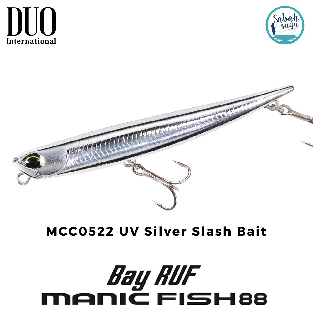 Duo Bay Ruf Manic Fish 88 MCC0522 UV Silver Slash Bait