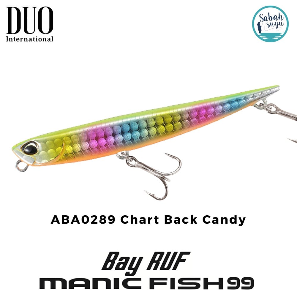 Duo Bay Ruf Manic Fish 99 ABA0289 Chart Back Candy