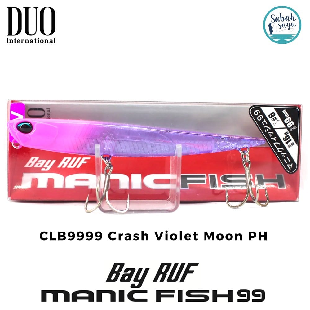 Duo Bay Ruf Manic Fish 99 CLB9999 Crash Violet Moon PH