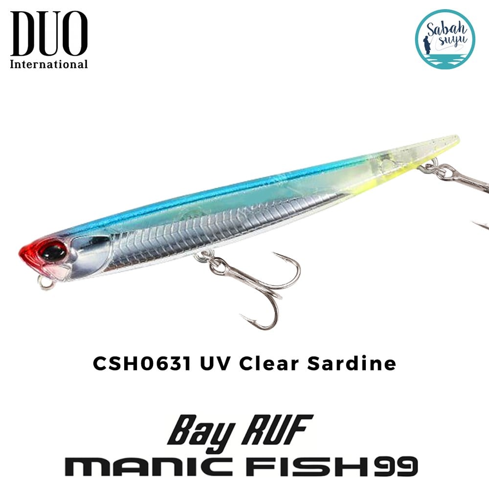 Duo Bay Ruf Manic Fish 99 CSH0631 UV Clear Sardine