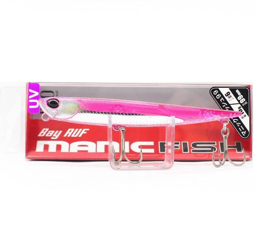 Duo Bay Ruf Manic Fish 99 CSI0620 UV Clear Pink Silver Flash