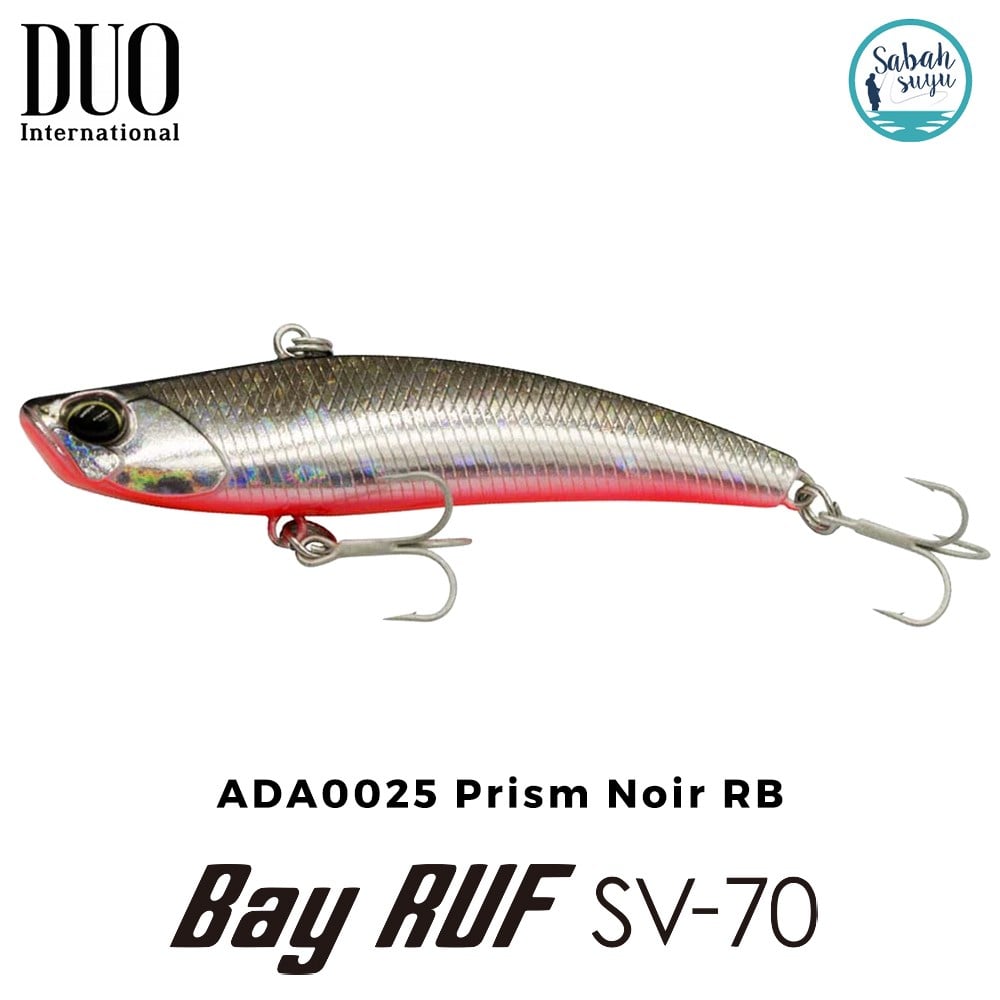 Duo Bay Ruf SV 70 7cm 11gr ADA0025 Prism Noir RB Vibrasyon Maket Balık