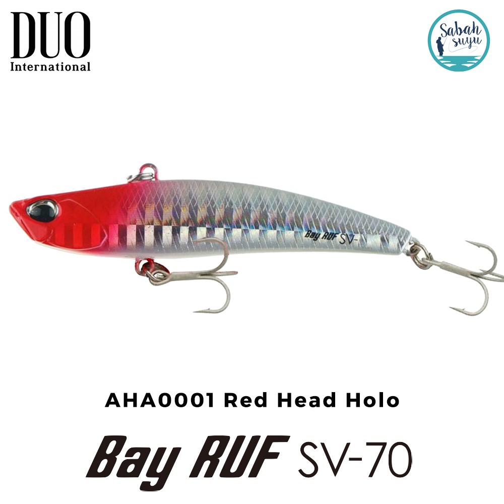 Duo Bay Ruf SV 70 7cm 11gr AHA0001 Red Head Holo Vibrasyon Maket Balık
