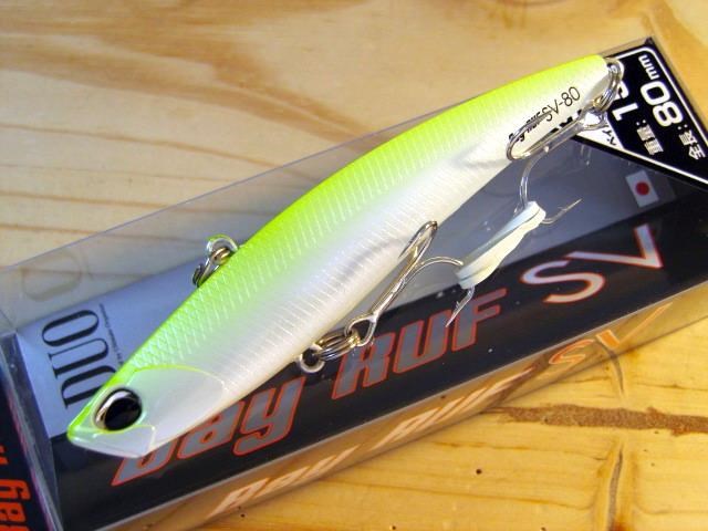 Duo Bay Ruf SV 80 8cm 15gr ACC0039 Pearl Chart OB Vibrasyon Maket Balık