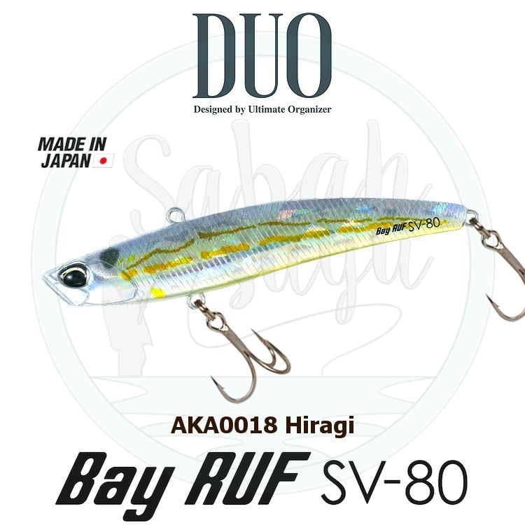 Duo Bay Ruf SV 80 8cm 15gr AKA0018 Hiragi Vibrasyon Maket Balık