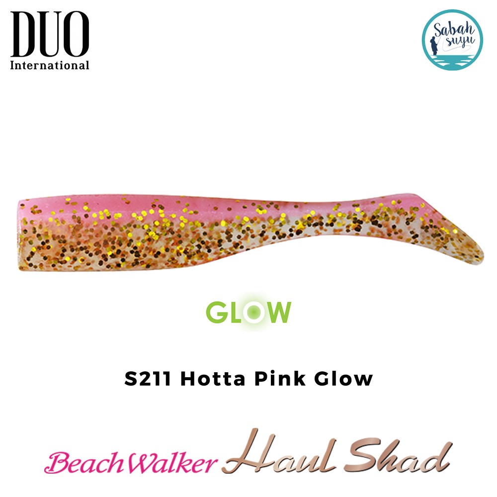 Duo Beach Walker Haul Shad Silikon Kuyruk 9.5 cm S211 Hotta Pink Glow