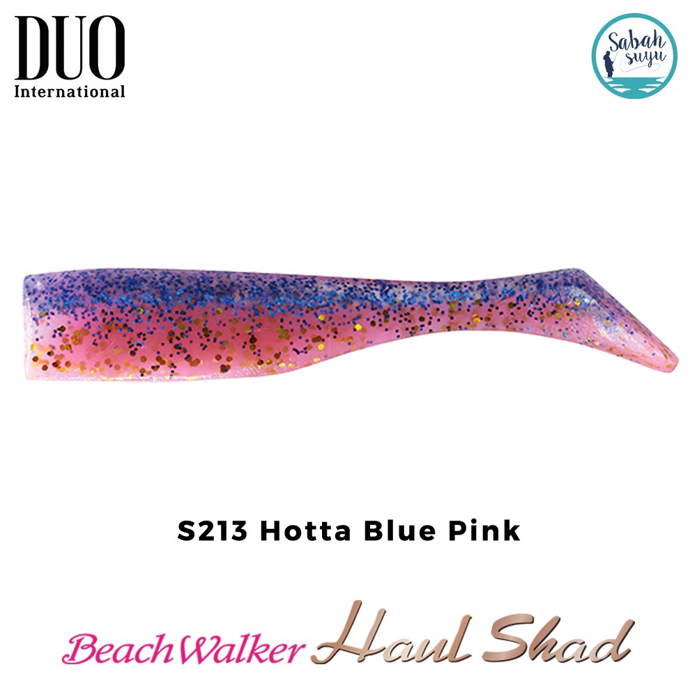 Duo Beach Walker Haul Shad Silikon Kuyruk 9.5 cm S213 Hotta Blue Pink