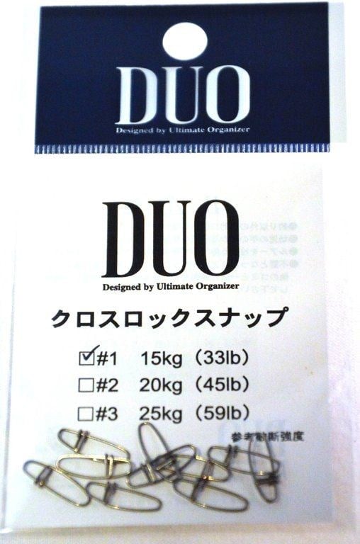 Duo Cross Lock Klips NO:1 15KG (33LB)