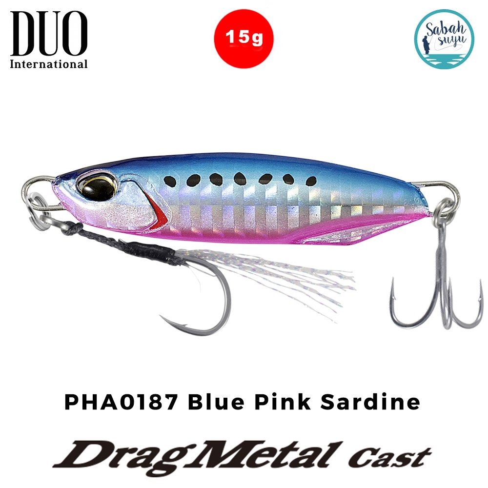 Duo Drag Metal Cast Jig 15gr. PHA0187 Blue Pink Sardine