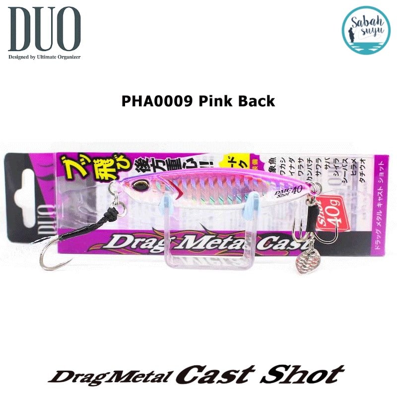 Duo Drag Metal Cast Shot Jig 40gr. PHA0009 Pink Back