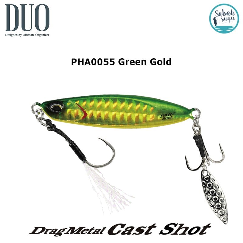 Duo Drag Metal Cast Shot Jig 40gr PHA0055 Green Gold
