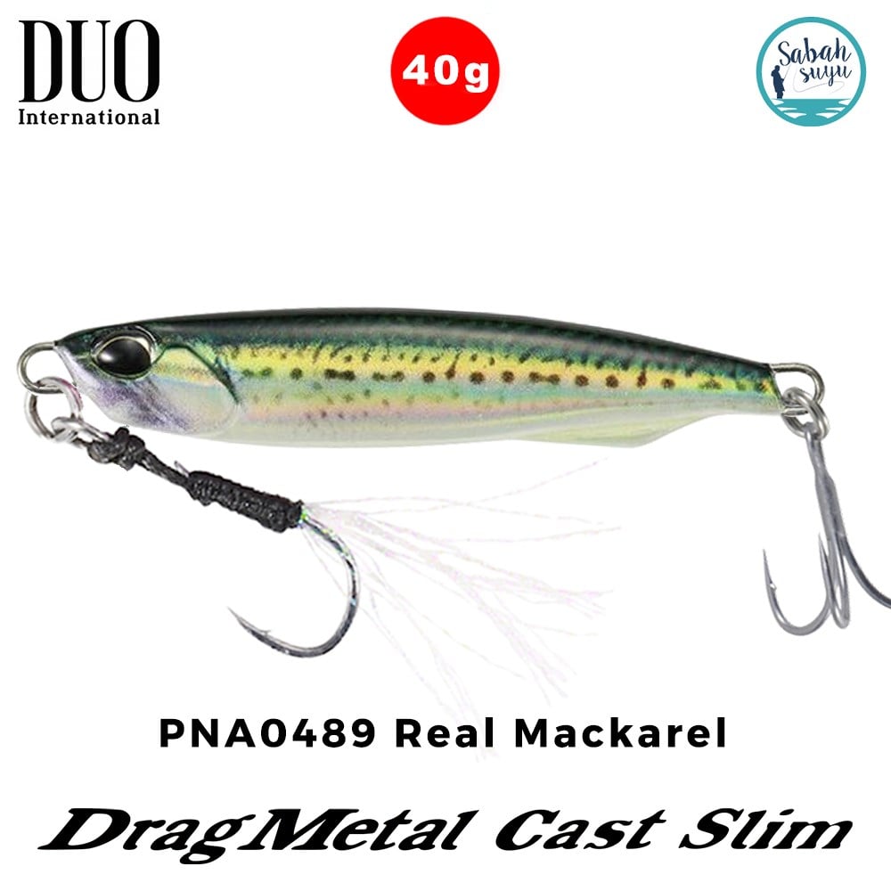 Duo Drag Metal Cast Slim Jig 40gr. PNA0489 Real Mackarel