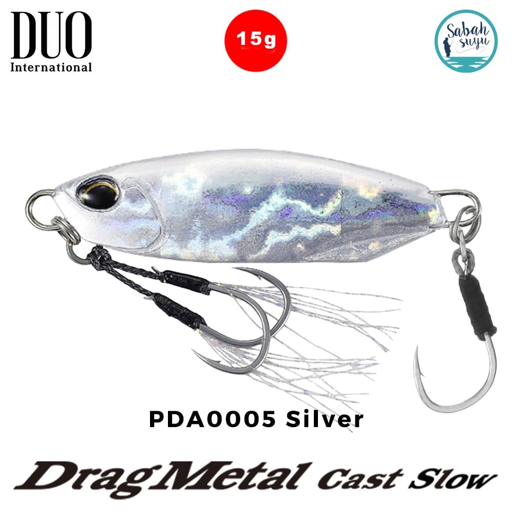 Duo Drag Metal Cast Slow Jig 15gr. PDA0005 Silver