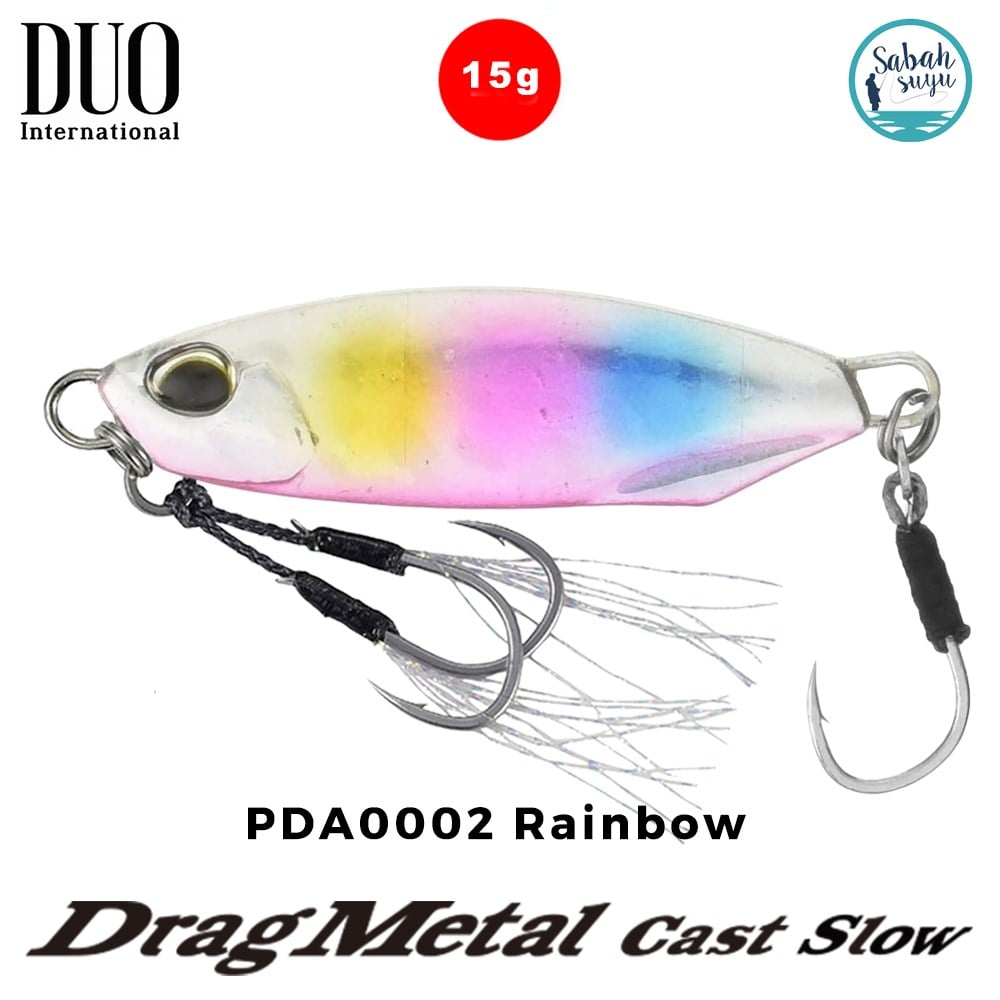 Duo Drag Metal Cast Slow Jig 15gr. PDA0002 Rainbow