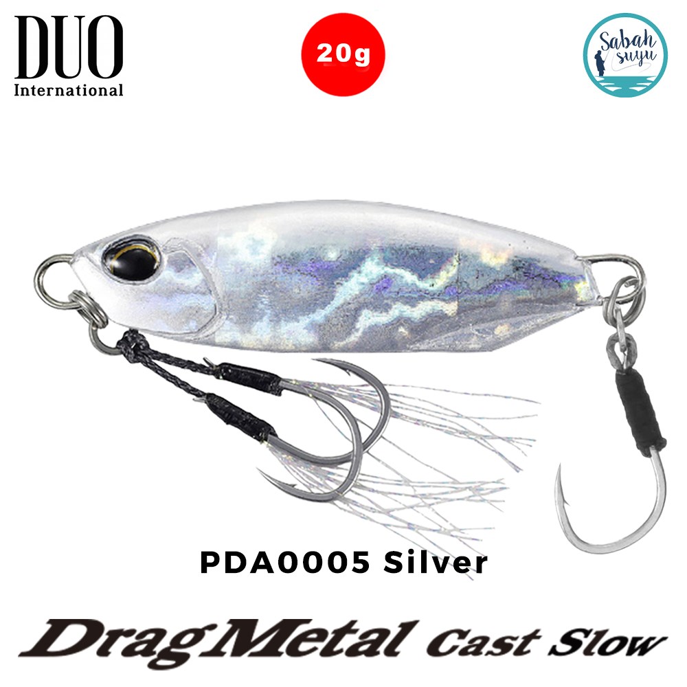 Duo Drag Metal Cast Slow Jig 20gr. PDA0005 Silver