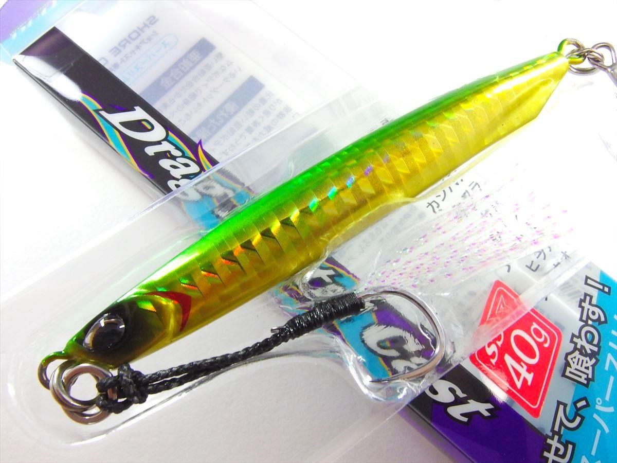 Duo Drag Metal Cast Super Slim SSZ Jig 40Gr. PHA0055 Green Gold