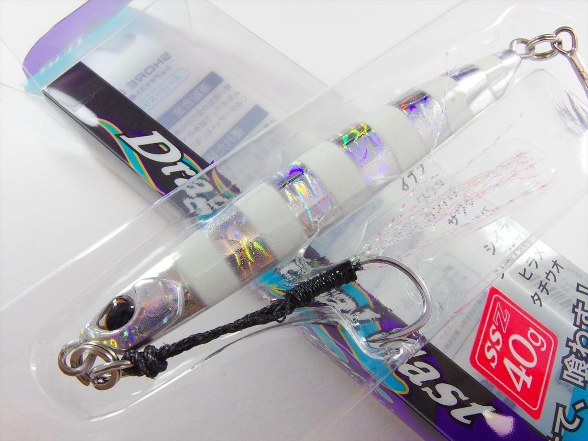 Duo Drag Metal Cast Super Slim SSZ Jig 40Gr. PJA0101 Zebra Glow