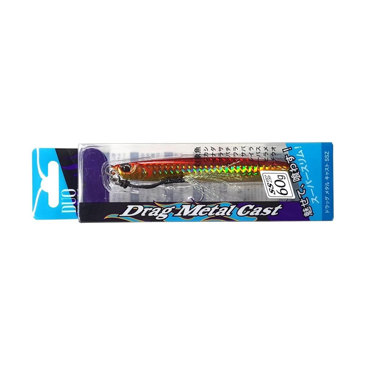 Duo Drag Metal Cast Super Slim SSZ Jig 60Gr. PHA0026 Red Gold