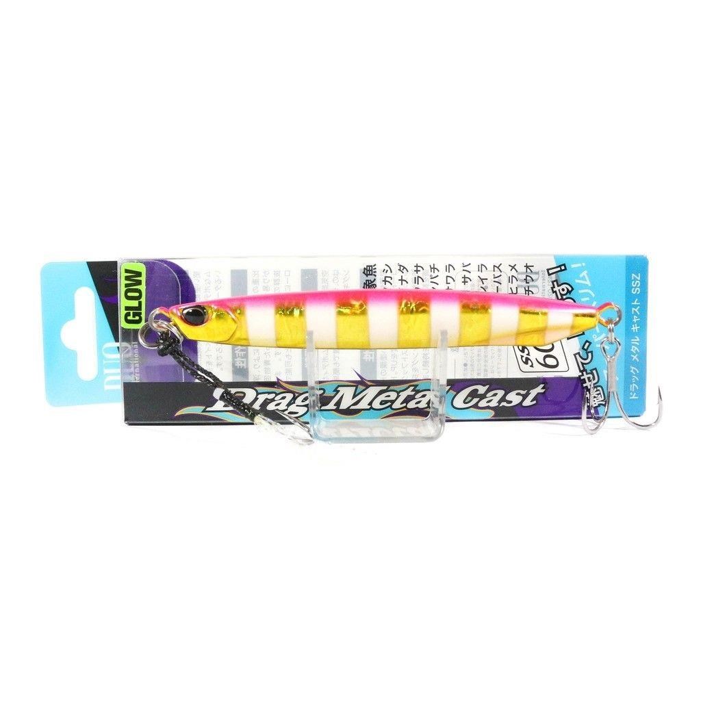 Duo Drag Metal Cast Super Slim SSZ Jig 60Gr. PJA0045 Pink Gold Zebra Glow