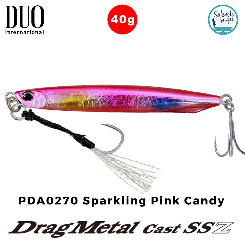 Duo Drag Metal Cast Super Slim SSZ Jig 40Gr. PDA0270 Sparkling Pink Candy