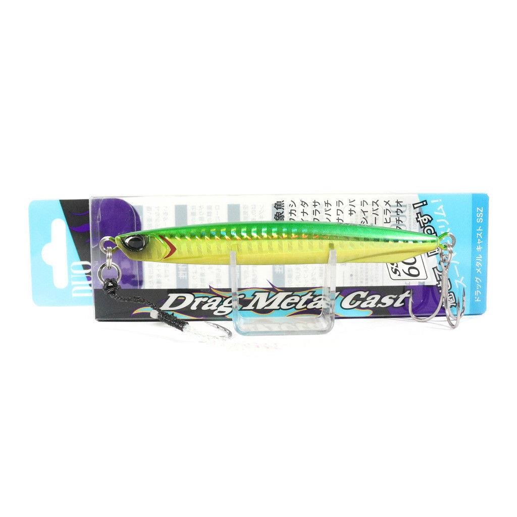 Duo Drag Metal Cast Super Slim SSZ Jig 60Gr. PHA0055 Green Gold