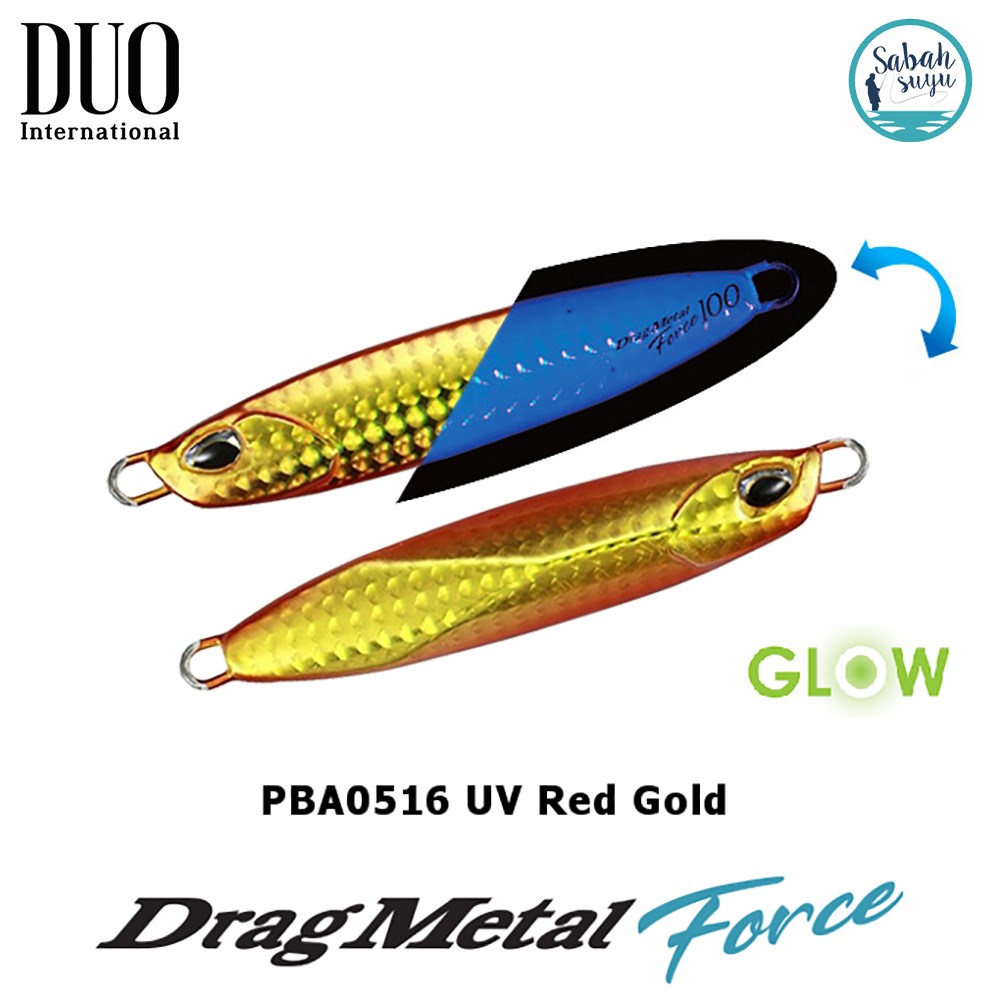 Duo Drag Metal Force Jig 100gr. 85mm PBA0516 UV Red Gold