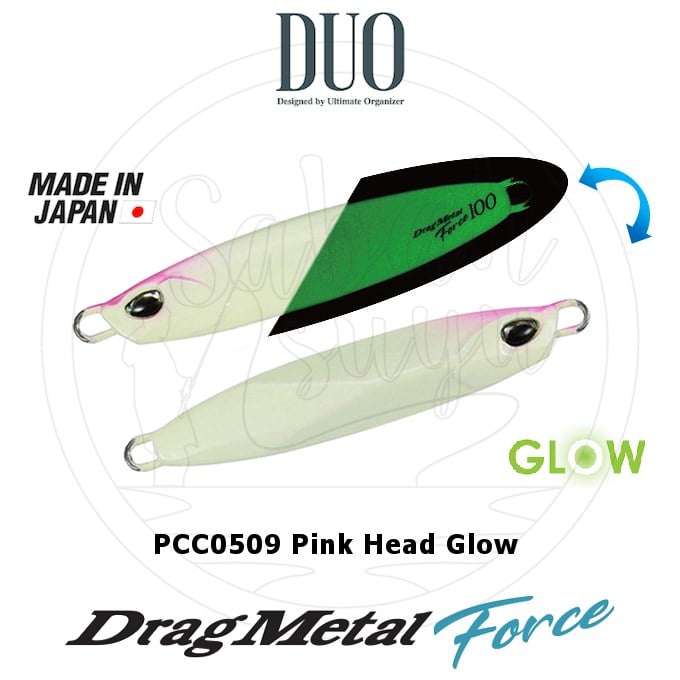 Duo Drag Metal Force Jig 100gr. 85mm PCC0509 Pink Head Glow