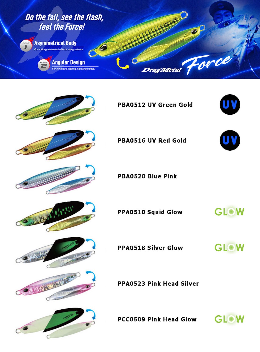 Duo Drag Metal Force Jig 80gr. 80mm PPA0518 Silver Glow