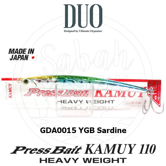 Duo Press Bait Kamuy 110 HW (Heavy Weight) GDA0015 YGB Sardine